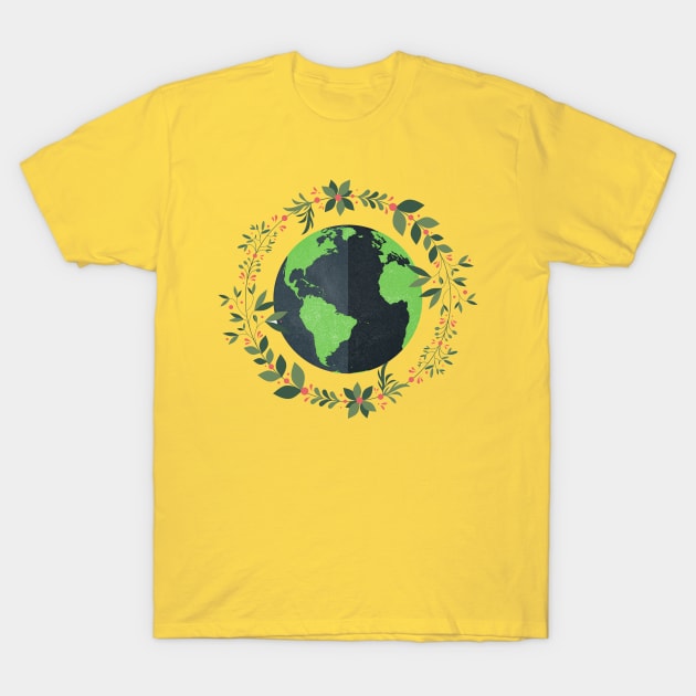 Planet earth T-Shirt by kamma